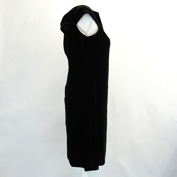 French Connection Velvet Off Shoulder Sheath Dress - Picture 3 of 8